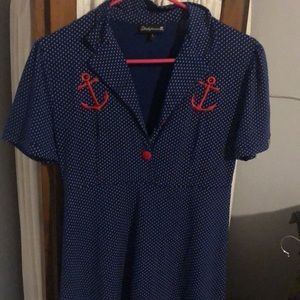 Sourpuss Rockabilly Pin-up dress Size Large